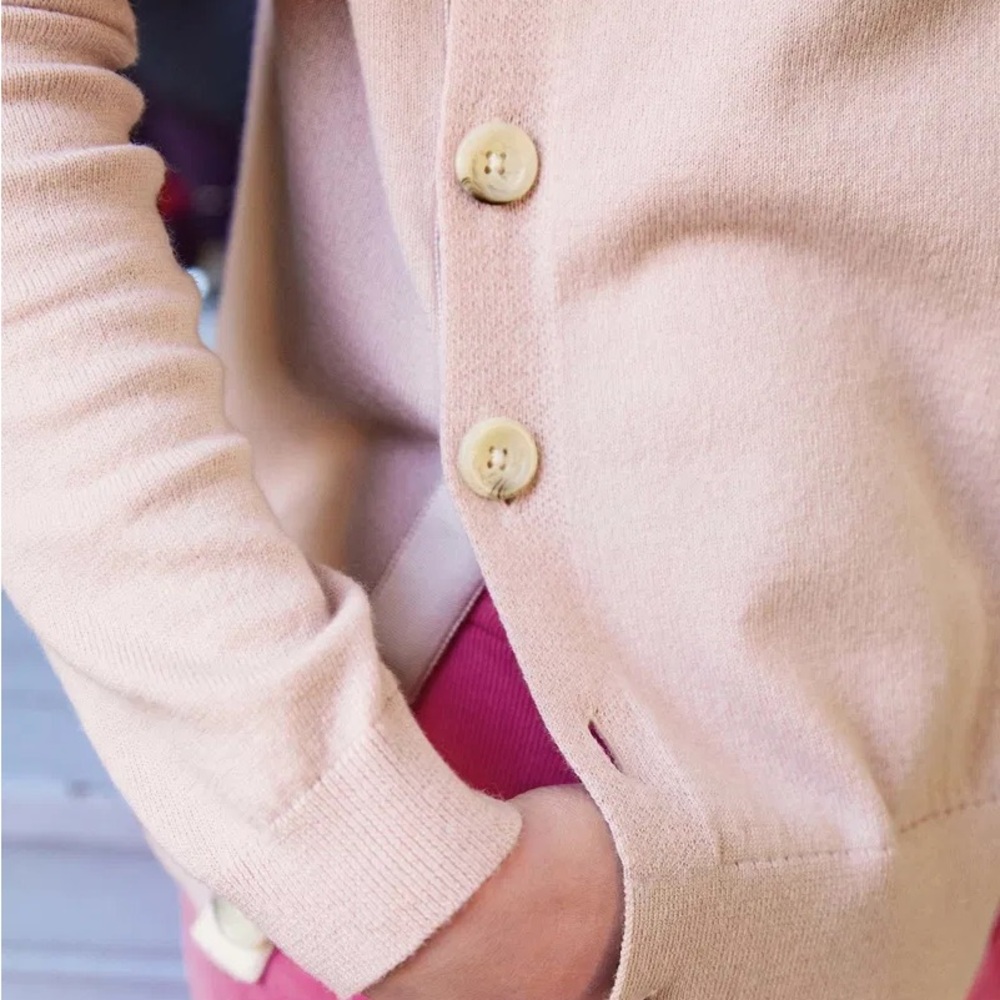 Boden Grace Wool Blend Side Button Sweater - size S